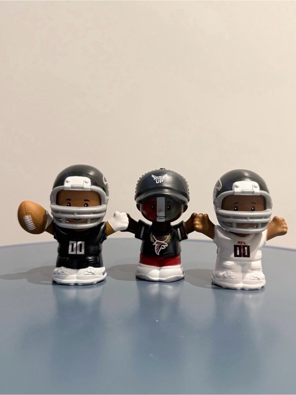 Lot of 3: Atlanta Falcons Fisher-Price Little People Figures 2023